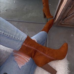 Crissy tan bootie brand new